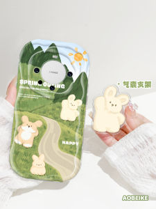 Creative Cartoon Cat Silicone Phone Case for Huawei Mate60 Mate50 pro Mate40 Anti-Fall Heat Dissipation Female Style with Stand Bracelet