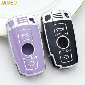 For BMW E60 E61 E70 E81 E87 E90 E91 E92 X1 X5 X3 1 3 5 6 Series Z4 TPU Car Smart Key Case Cover Fob Protector Shell Accessories