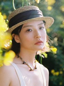 Korean Style Woven Straw Hat Hollow out Beach Holiday Cap Flat Top Summer Fashionable Womens Hat Wide Brim Casual Accessory