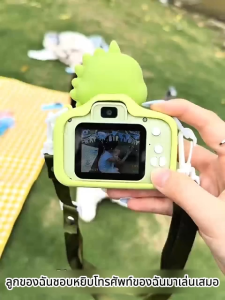 [แบรนด์แท้ ราคาพิเศษ!!!] 1080p กล้องถ่ายรูปเด็ก กล้องถ่ายรูปของจริง กล้องฟรุ้งฟริ้ง ของเล่นเด็ก กล้องดิจิตอล 8x Zoom ของขวัญสําหรับเด ็กผู ้หญิงอายุ 3-8 ( สีชมพู）