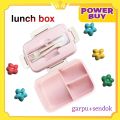 1 Kotak Lunch Box Set Garpu & Sendok/Tempat Makan Anak Dan Dewasa/Tempat bekal. 