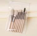 8 Makeup Brush Set Foundation Eyeshadow Blush Beauty Makeup Tools Soft Hair Genuine Super Soft Portable Cheap Full Set. 