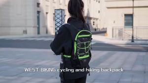 West Biking | WEST BIKING 16L Cycling Backpack With Helmet Storage Cover Refelective Outdoor Sport Hiking Climbing Hydration Backpack Bike Bag