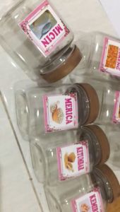 P14-WADAH BUMBU 200ml TOPLES BUMBU | TEMPAT BUMBU| SET TEMPAT BUMBU | SET WADAH BUMBU | KOTAK BUMBU DAPUR | PENYIMPANAN BUMBU
