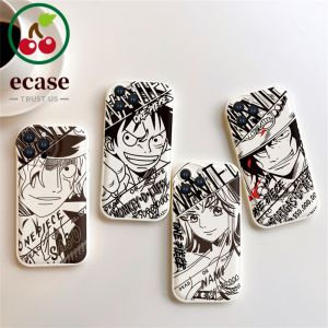 Phone Case Casing For Xiaomi Mi 10 10 Pro 11 11 Lite 11 Lite 5G 12 12 Pro 12T 5G 12X 9 Case Cartoon Luffy Zoro Sanji Silicone Soft Case Back Cover
