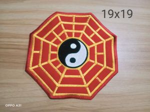 emblem patch bordiran logo yinyang backpat tempelan jahit