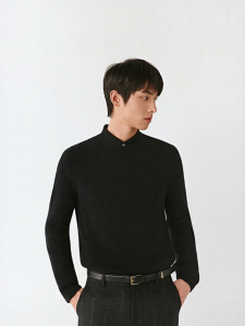 ICICLE | Cashmere Nylon Loop Yarn Crewneck Sweater