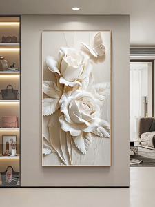 Modern Porch Mural Metal Aluminum Frame 3D Wall Decor Home Aesthetic Wall Home Decorations Room Living Room Scandinavian