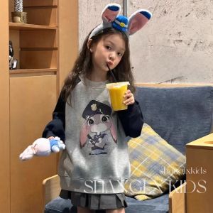 SHANGLEXIONG | Áo Hoodie Thiết Kế Thỏ Phổ Biến Dày Ấm cho Mùa Thu