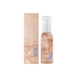EELHOE Liquid Highlighter Body Bronzer Oil Body Shimmer Charming Liquid Highlight Makeup Cosmetic Body Lotion Face Contour Liquid Highlighter Spray Shimmer Contour Body Shimmer Spray Hair Clothes Glitter Powder Quick Drying Glitter Makeup Cosmetics