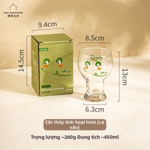 MODERN SWEETHOME | Cốc Kính Hình Heo Đáng Yêu