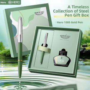 HERO | Premium Classic Stealth Nib Fountain Pen for Adults 14K Gold
