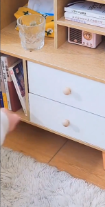 Modern Bedside Table Nordic Style Drawers Night Stand Storage Cabinet for Bedroom Home Wooden Furniture Decoration