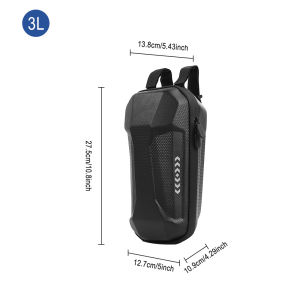Electric Scooter 2/3L Waterproof Hard Shell Storage Bag Front Bag for Inokim OX OXO for Xiaomi/Ninebot/Kukirin G2 E-scooter