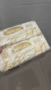 Sanicare Facial Tissue Refill 3Ply 140 Pulls Pack of 2