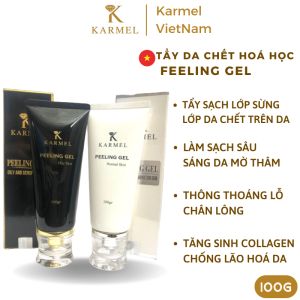 Tẩy tế báo chết tẩy da chết giúp trắng da dưỡng da làm sạch sâu Giảm bít tắt lỗ chân lông thông thoáng lỗ chân lông ngừa mụn giúp làn da mịn màng sáng da mờ thâm cho khô hỗn hợp da dầu mụn 100g - Peeling Gel Kamel (Karmel)
