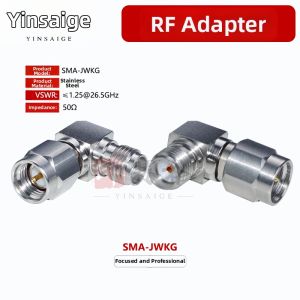 Straight to Right-Angle Connector SMA Male to Female Adaptor