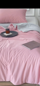 Ready Stock Premium Ice Silk Summer Blanket Cooling feel Quilt Double Side Cooling Blanket