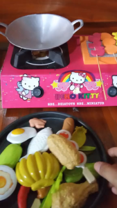 MAINAN KOMPOR BISA NYALA KARAKTER MIXUE MAINAN EDUKASI ANAK