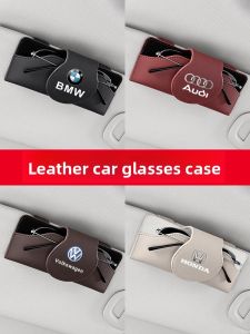 NBM | Multi-Function Car Leather Sunglasses Case