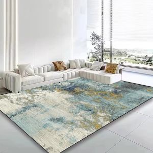 VIKAMA Ánh Sáng Sang Trọng Đá Cẩm Thạch Họa Tiết Khu Vực Thảm Mềm Dép Nỉ Chống Trơn Trượt Có Thể Giặt Được Thảm Phòng Khách Phòng Ngủ Sofa Sàn Trang Trí