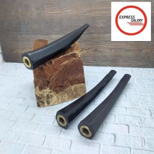 Once pipa cangklong kayu galih kelor hitam model segi enam B82