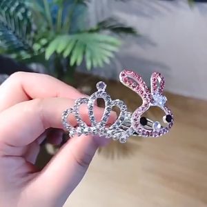 Jepit Rambut Mahkota Aksesoris Rambut Fashion Mode Korea Anak Prempuan Impor