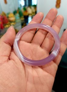 Vòng tay đ.á M.ã N.ão Tím nhạt bản đủa 8li phong cách trẻ trung năng động cho Nữ.