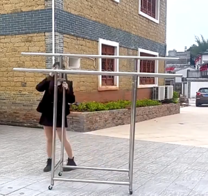 Foldable+Easy to Move AdjustableStainless Steel Laundry Drying RackSampayan Clothes Hanger