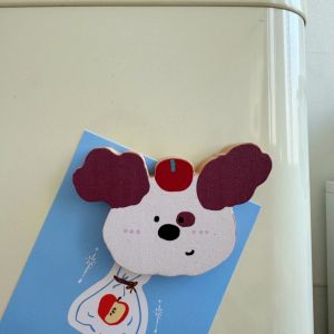 Nhãn Dán Tủ Lạnh Hình Con Vật Bằng Gỗ Đĩa Corkscrew Đồ Trang Trí Treo Tường Phụ Kiện Nhà Cửa Từ Tính Đồ Trang Trí Sinh Nhật