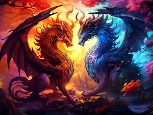 Tranh Tô Màu Theo Số Hình Rồng Trưởng Thành Tranh Vẽ Tay Tranh Tô Màu Tranh Treo Tường Đồ Trang Trí Phòng Khách Bộ Tranh Nghệ Thuật Trừu Tượng Trên Vải Bố
