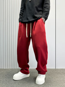 Loose Wide Leg Pants Mens Casual American Straight Leg Design Dad Pants Spring Autumn New Style Comfortable Loose Fit Trousers