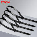 1000/100Pcs Self-Locking Plastic Nylon Tie Black Zip Wraps Strap Cable Tie Set Fastening Ring Loop Wire Wrap For Home Bundles. 