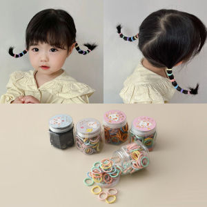 Baby Girl Thumb Hair Ties Non-Damaging Infant Elastic Hair Bands Little Girls Hair Accessories Children Hair Bands