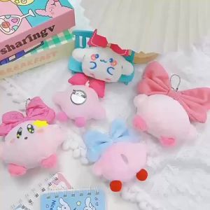 Bandai | Đồ Chơi Nhồi Bông Kirby Dễ Thương Móc Khóa Hình Thú Bông Hoạt Hình Quà Sinh Nhật Vui Nhộn Cho Bạn Bè Phụ Kiện Cosplay ACDC Chất Liệu Bông PP.