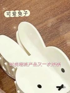 Miffy | Kawaii Miffy Sweet Hair Clip Cartoon Back of The Head Clip Sweet Girl Girl Heart Bangs Clip Girl Birthday Christmas Gifts