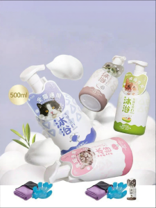 hipidog | Antibacterial Anti-mite Volumizing Softening Shine Deodorizing Scented Cat Shampoo