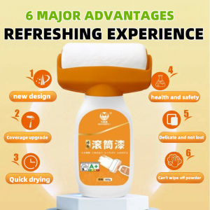 Roller paint water-based colorful latex paint white household wall repair clean-odor interior wall paint