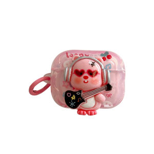 เคส AirPods pro 3 รุ่นใหม่ Silicone นุ่มๆ ป้องกันการตกหล่น ดีไซน์น่ารัก สำหรับผู้หญิง สายเคส AirPods แบบลำลอง