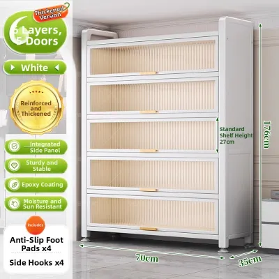DIBIOU | Multi-functional Steel Storage Cabinet Multilayer