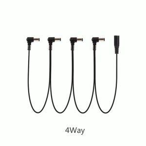 Daisy Chain Cable 1 to 3/4/6/8 Ways Guitar Effect Pedal Accessory 9V DC Adapter Plug Power Cord