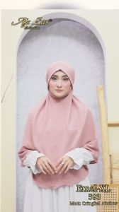 BISA COD Hijab Instan Dagu Non Pet Tali Kode EMEL-XL Bahan Kringkel Premium By Ory AjeZas Collection