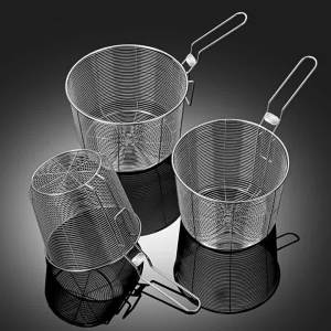 YUYOU | Stainless Steel Oil Fry Basket Filter Sieve Noodle Colander