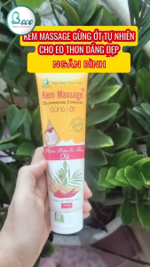 Kem Massage Tan Mỡ Bụng Gừng Ớt Ngân Bình