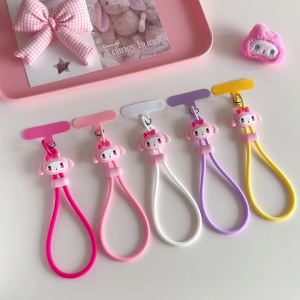 Moetch | Dây Đeo Tay Điện Thoại Silicon Hoạt Hình Dễ Thương My Melody Chống Mất Dây Đeo Tay Móc Treo Túi Cho iPhone Samsung Và Tất Cả Các Loại Điện Thoại