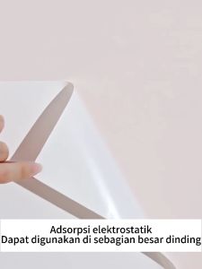 300x60CM Adsorpsi elektrostatik tidak merusak dinding dan mudah dibersihkan Papan Tulis WhiteBoard BlackBoard wallpaper Papan Tulis Anak Stiker Papan Tulis
