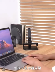 Ⓜ️ZEROIDEASⓂ️ Heavy Duty Adjustable Height and Rotating Metal Phone Stand Phone Holder iPad Stand iPad Holder Monitor Holder Monitor Stand Phone Stand Angle Foldable Cell Phone Stand Holder for Desk Phone Holder 360 Degree Rotating Phone Stand