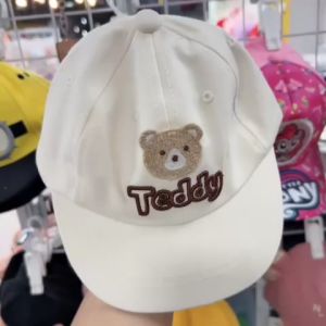 Nón lưỡi trai gấu Teddy cho bé từ 1-6 tuổi mũ lưỡi trai vải cho bé