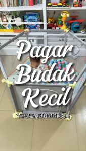 Stainless Steel Baby Portable Hexagon Baby Safety Play Fence Playpen Play Tent Enfants Baby Toddler budak tapak main Guardian Guard