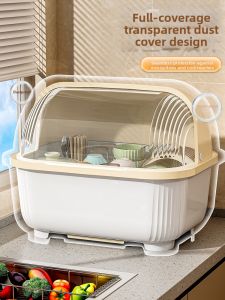 XINGYOU | Dustproof Dish Rack with Cover